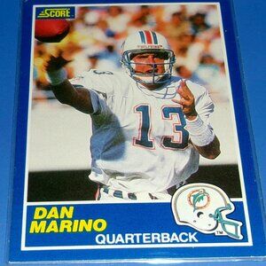 1989 Dan Marino Score Card